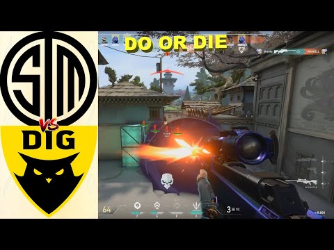 TSM vs Dignitas - Group A - Decider Match Map1 - Full Game | Pop Flash | Valorant