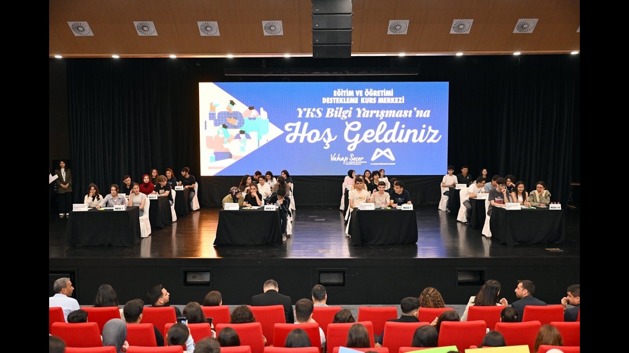 YKS’YE SAYILI GÜNLER KALA MERSİN BÜYÜKŞEHİR’DEN BOL EĞLENCELİ ‘BİLGİ YARIŞMASI’