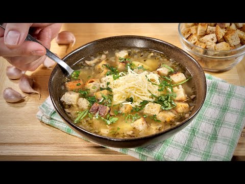 This best GARLIC SOUP will amaze everyone!