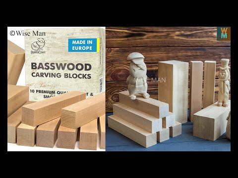 BASSWOOD CARVING BLOCKS BY BEAVERCRAFT UNBOXING AND REVIEW
