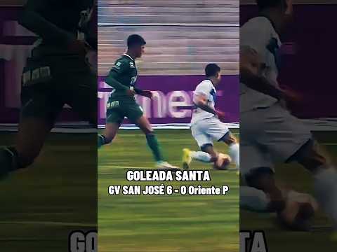 Goleada de GV San José a Oriente Petrolero