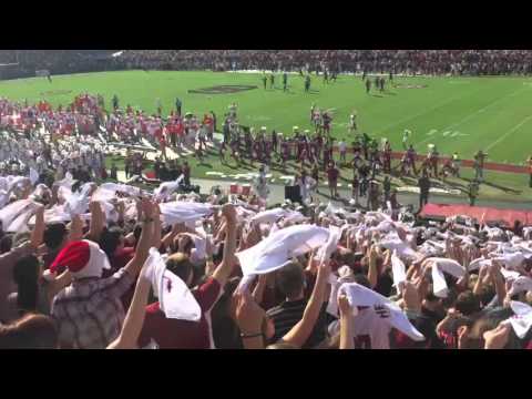 Sandstorm before kickoff vs. Clemson 2015 - South Carolina Gamecocks