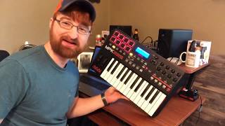 Video thumbnail for Akai MPK 225 MIDI Keyboard Review by Barret's Music