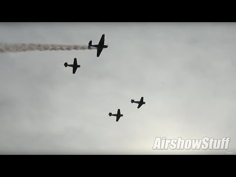 T-6/TBM Missing Man Flyover - Gathering of Avengers 2017