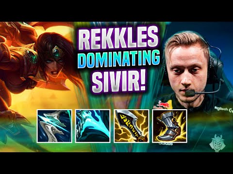 REKKLES DOMINATING WITH SIVIR! - G2 Rekkles Plays Sivir ADC vs Jinx! |