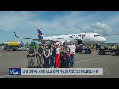 Caldas Novas ganha voos diretos para Guarulhos e amplia conexão com o país