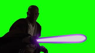 Mace Windu "you have lost" green screen