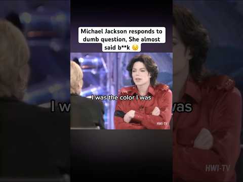 MICHAEL JACKSON AND DIANE SAWYER AWKWARD QUESTION | MICHAEL HAD A GOOD RESPONSE ❤️