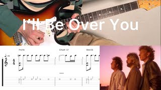 TOTO - I’ll Be Over You (guitar solo cover with tabs &amp; chords)