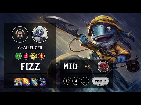 Fizz Mid vs Katarina - BR Challenger Patch 11.2