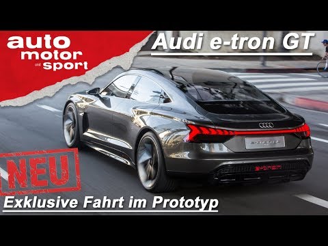 NEU: Audi e-tron GT Concept: Die erste Fahrt! | Fahrbericht (Review) | auto motor und sport