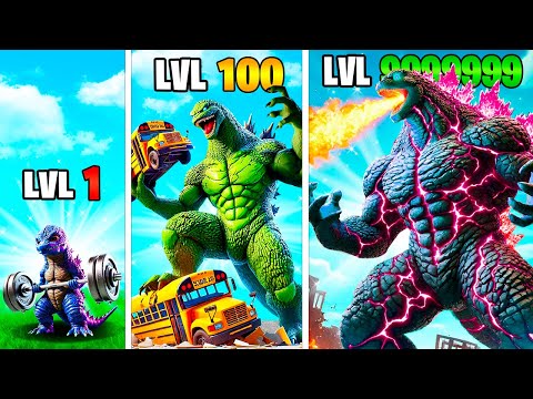Level 1 to Level 1000 GODZILLA in GTA 5
