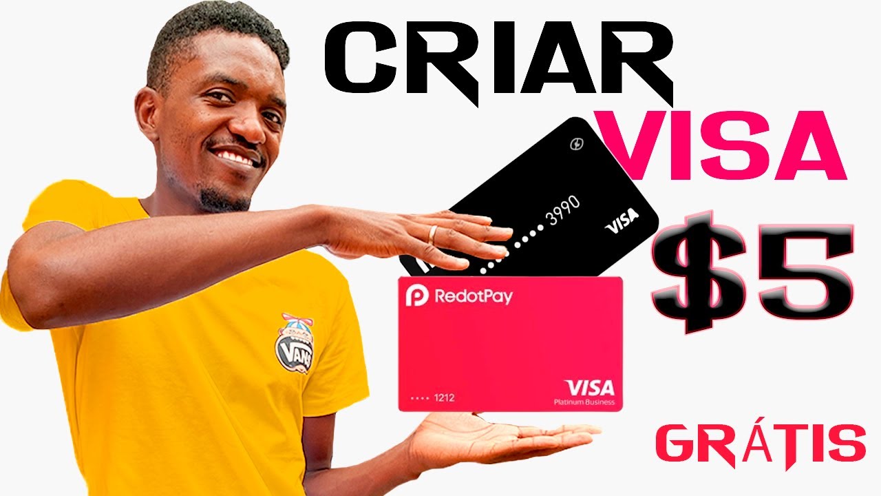 Como Abrir Conta na REDOTPAY &amp; Solicitar o Cartão VISA e Ganhar 5$