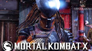 I LOVE HUNTER PREDATOR! - Mortal Kombat X: "Predator" Gameplay
