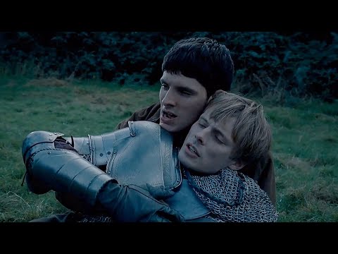 La mort d'Arthur dans la série Merlin