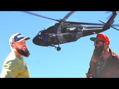 Heavy D brought his Blackhawk to see my secret