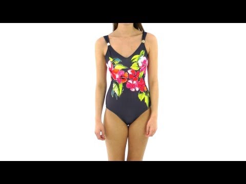Sunflair Hawaiian Garden One Piece | SwimOutlet.com