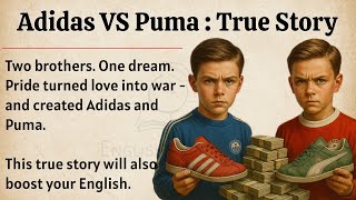 Adidas VS Puma: True Story || Learn English Through Story Level 2 🔥 || Improve Your English Fluency
