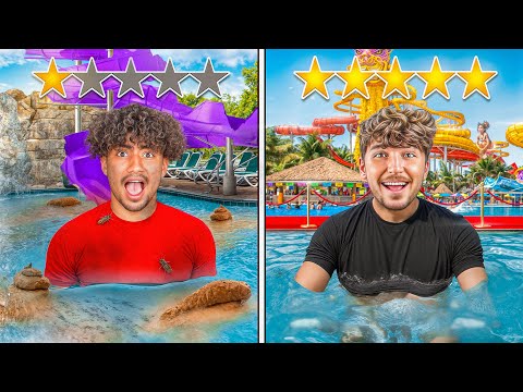 CAYLUS vs FOLTYN Waterpark BUILD BATTLE CHALLENGE