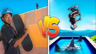 Ich Teste Stunt-Scooter VS Skateboard!