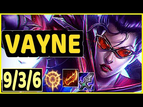 VAYNE VS MISS FORTUNE - 9/3/6 KDA ADC GAMEPLAY