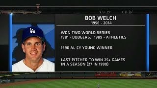LAD@CIN: Dodgers broadcasters discuss Welch's life