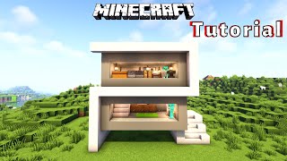 Minecraft: How to Build a Modern House Tutorial (Easy)