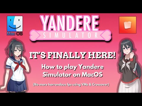 ITS FINALLY HERE! How to play Yandere Simulator on Mac
