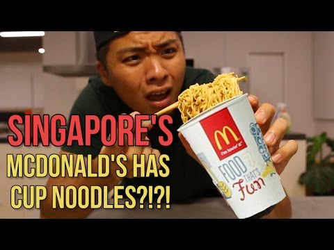 McDonald's Instant Noodles Taste Test!