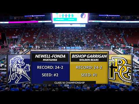Class 1A — Newell-Fonda Mustangs vs. Bishop Garrigan Golden Bears