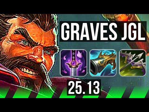 GRAVES vs VOLIBEAR (JGL) | 18/3/14, 46k DMG, Legendary | EUW Master | 25.13