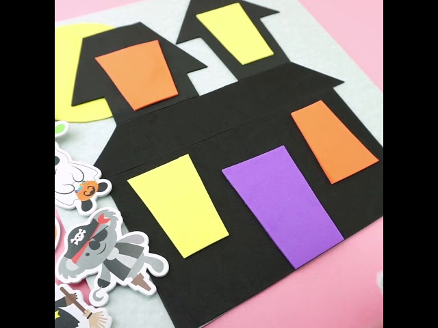 Halloween House Craft for Kids
