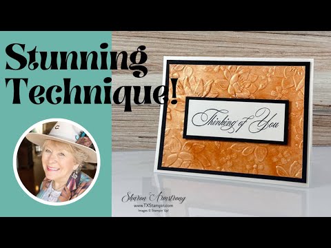 Pearlized Enamel Effects: An Elegant Card With A Magical Touch