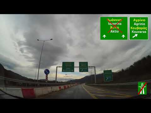 [HD] Greece National Road 5 - November 2015 - From Antirio to Ioannina (Remastered)