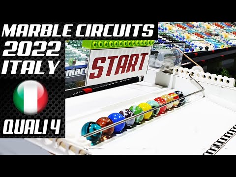 MARBLE CIRCUITS 2022 - Qualifying 4 MONZA GP -  by Fubeca's Marble Runs