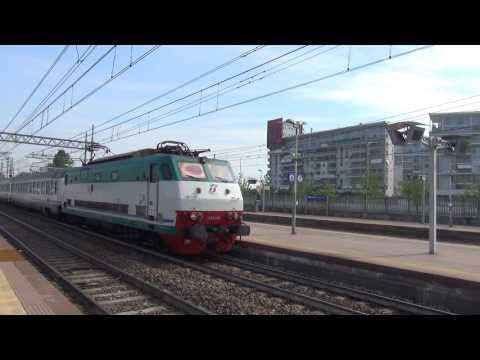 E.444 106 CON INTERCITY TRANSITA A MILANO ROGOREDO. 10 - 6 - 2017