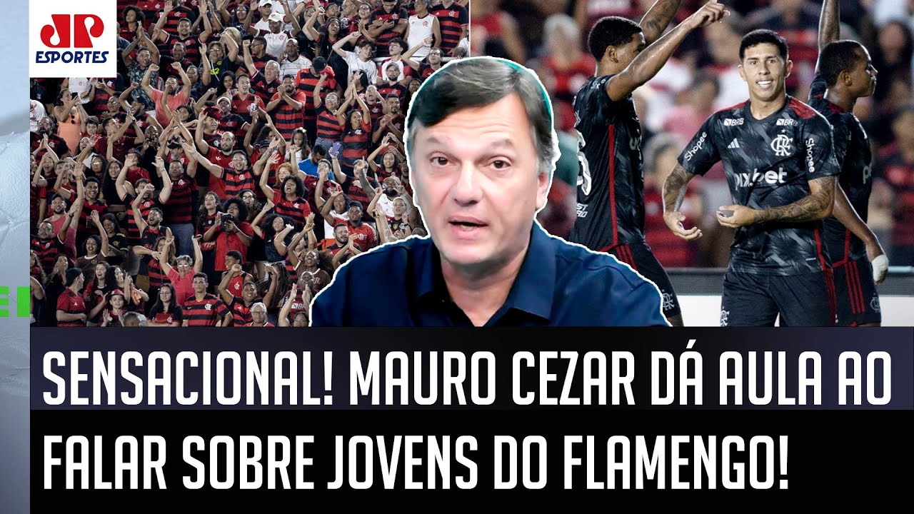 DEU AULA! "ISSO É MUITA SACANAGEM! Os CARNICEIROS já..." Mauro Cezar DEFENDE jovens do Flamengo!