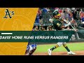 Davis' seven homers in six games against Rangers