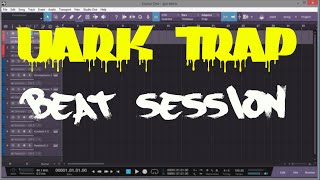Dark Trap Beat Session| Presonus Studio One | No Audio Instruction