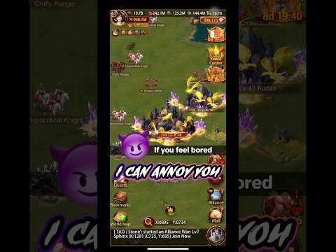 Evony 1281 SVS 29+177 👑 I know I’m annoying 🫣 Evony t1 trap