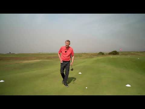 Ken on the course Hole 16