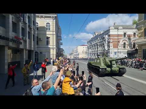 May 9, 2023. The Victory Day Parade in Vladivostok (Far-East of Russia).