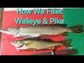 Video Thumbnail for How We Fillet Walleye & Pike