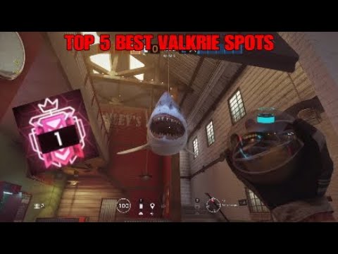Top 5 Best Champion Valkyrie Spots - Rainbow Six Siege