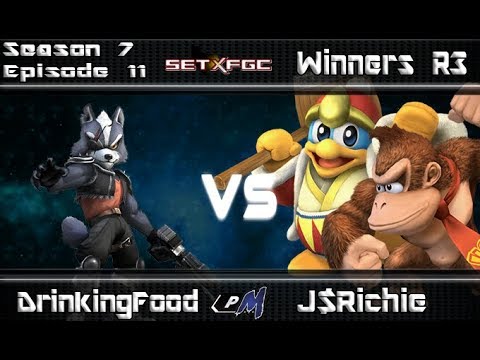 Big Money Brawlz - Project M - Season 7 Episode 11 - WR3 - DrinkingFood (Wolf) vs J$Richie (DK, DDD)