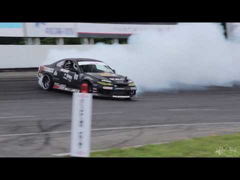 Kevin Morin Leading Brad Carlton - Formula Drift Canada Round 2 2015