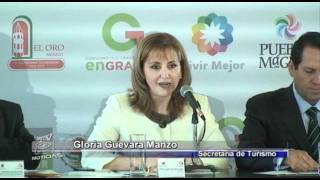 preview picture of video 'El Oro, Estado de México. Gloria Guevara hace oficial el Pueblo Mágico No. 45'