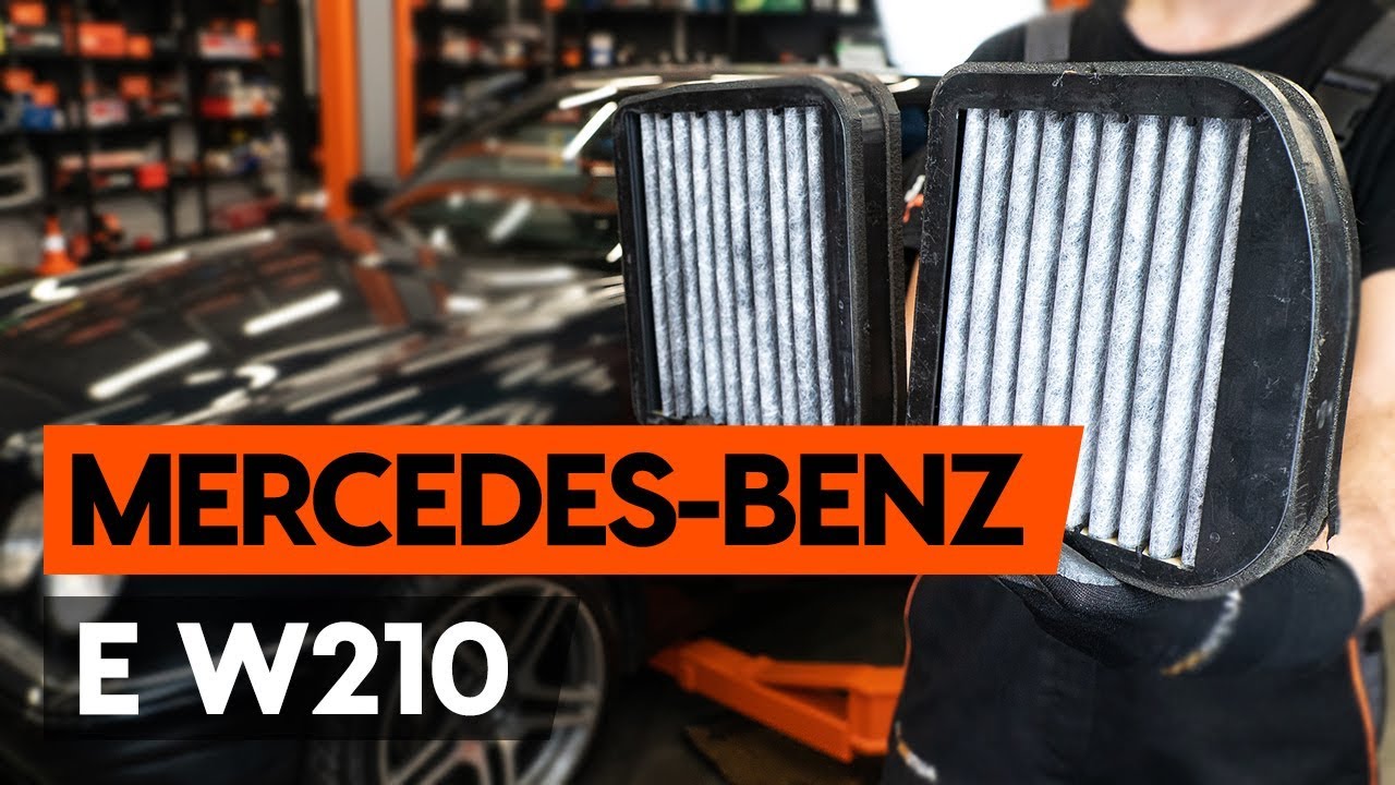 Ako vymeniť kabínový filter na recirkuláciu vzduchu na Mercedes W210 – návod na výmenu