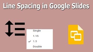 How to Line Spacing Increase and decrease in Google Slides Presentation
