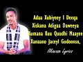 Xariir Ahmed Hees Cusub Laabta Kuu Xaadhay Oo Kugu Xafiday Lyrics 2018